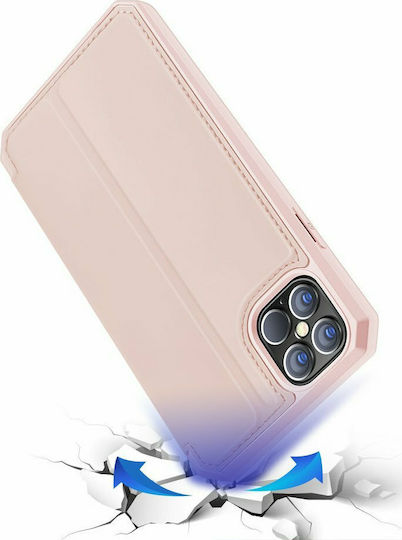 Dux Ducis Skin Pro Book Piele artificială Roz (iPhone 12 Pro Max)