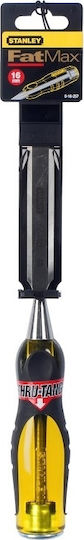Stanley FatMax Σκαρπέλο Περαστό με Λοξή Λάμα Φάρδους 16mm & Πλαστική Λαβή