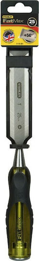 Stanley FatMax Σκαρπέλο Περαστό με Λοξή Λάμα Φάρδους 16mm & Πλαστική Λαβή