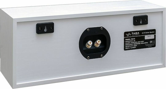 Taga Harmony TAV-C Ηχείο Hi-Fi Κεντρικό 50W 2 Δρόμων Π43xΒ14.5xΥ16.5εκ. Λευκό