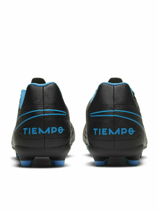 Nike Tiempo Legend 8 Club FG MG Low Football Shoes with Cleats Black