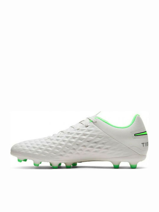 Nike Tiempo Legend 8 Club MG MG Ποδοσφαιρικά Παπούτσια με Τάπες Λευκά Nike Tiempo Legend 8 Club MG MG Ποδοσφαιρικά Παπούτσια με Τάπες Λευκά