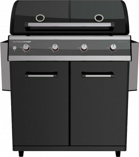 Outdoorchef Dualchef 425 G Ψησταριά Υγραερίου Μαντεμένιας Σχάρας 81.2x44εκ. με 4 Εστίες 16kW