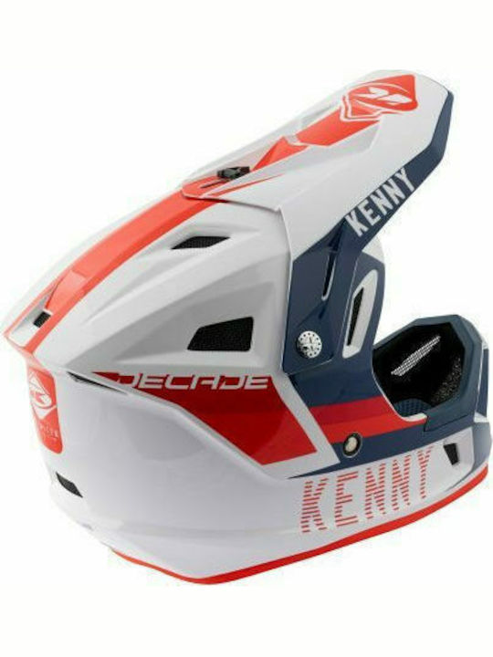 Kenny Decade Smach Full Face Κράνος Ποδηλάτου Downhill / BMX / Βουνού White/Blue/Red Kenny Decade Smach Full Face Κράνος Ποδηλάτου Downhill / BMX / Βουνού White/Blue/Red