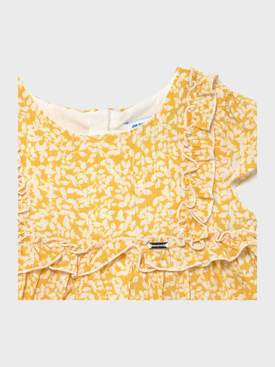 Rochie pentru Copii Mâneca scurta Galben
