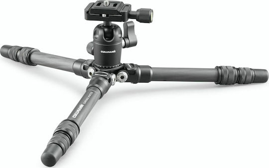 Cullmann Kamerastative Carvao 816TCS aus Carbonfaser mit Kugelförmiger Kopfart bis 27cm und Maximale Belastung 4kg
