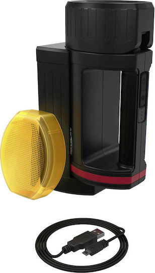 Ansmann Rechargeable Handheld Spotlight LED IP20 with Maximum Brightness 1700lm Pro Black