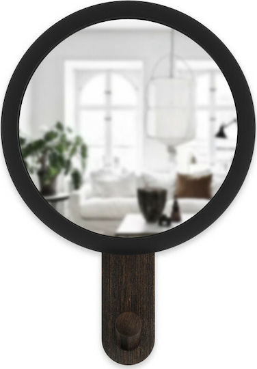 Umbra Hub Schwarzer Wandspiegel Mit 21cm Länge Umbra Hub Schwarzer Wandspiegel Mit 21cm Länge