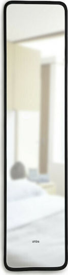 Umbra Hub Ganzkörper Wandspiegel Rechteckig Schwarze 157x37cm Umbra Hub Ganzkörper Wandspiegel Rechteckig Schwarze 157x37cm