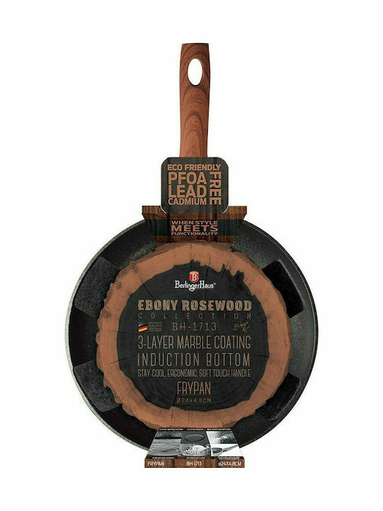 Berlinger Haus Ebony Rosewood Collection Pan made of Aluminum with Stone Coating 24cm