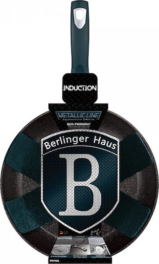 Berlinger Haus Metallic Line Тиган от Алуминий с Каменно Покритие Колекция Aquamarine 28см