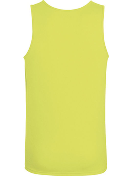 Fruit of the Loom Performance Men's Sleeveless Promotional Blouse Bright Yellow