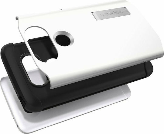 Spigen Slim Armor Back Cover Πλαστικό 1.2mm Λευκό (LG G5)