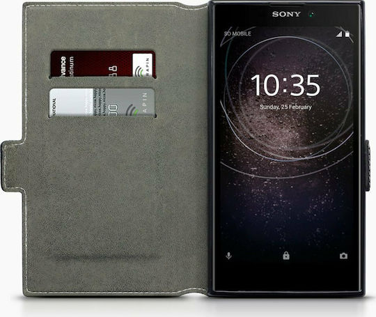 Terrapin Low Profile Wallet Piele artificială Negru (Xperia L2)