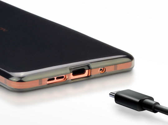 Terrapin TPU Gel Back Cover Σιλικόνης Μαύρο (Nokia 7 Plus)