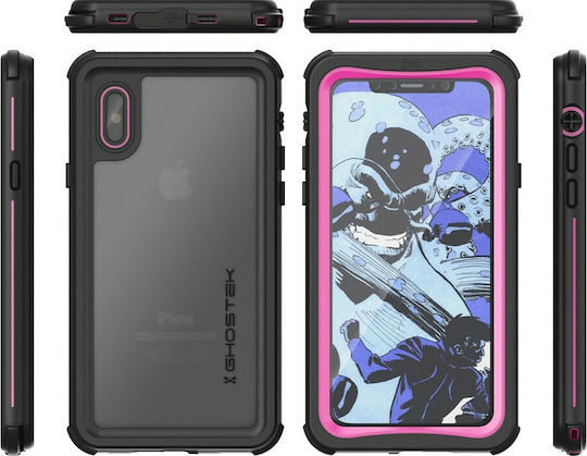 Ghostek Nautical 2 Waterproof Back Cover Plastic Waterproof Pink iPhone X / Xs