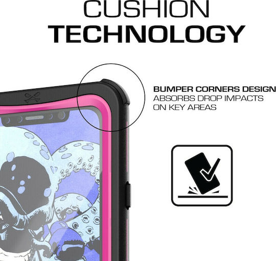Ghostek Nautical 2 Waterproof Back Cover Plastic Waterproof Pink iPhone X / Xs