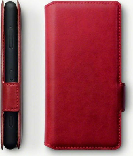 Terrapin Genuine Leather Low Profile Wallet Δερμάτινο Κόκκινο (Xperia XZ2 Compact)