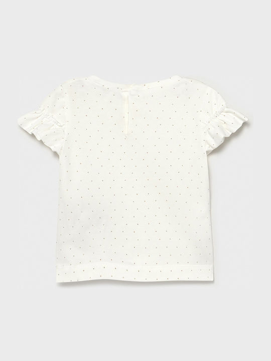 Mayoral Kids Blouse Short Sleeve White