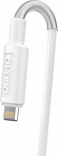 Dudao Φορτιστής με 2 Θύρες USB-A και Καλώδιο Lightning Λευκός (A2EU)