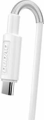 Dudao Φορτιστής με 2 Θύρες USB-A και Καλώδιο USB-C Λευκός (A2EU)