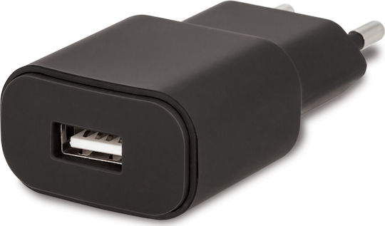 Forever Încărcător Fără Cablu cu Port USB-A Negruς (TC-01)