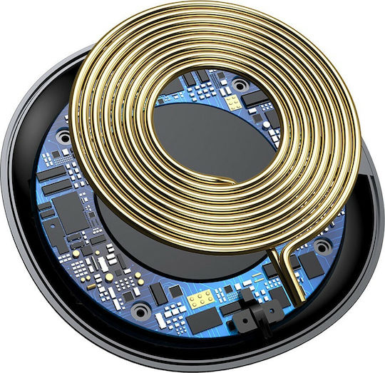 Baseus Kabelloses Ladegerät (Qi Pad) Schwarzs (Ufo Wireless Charger)