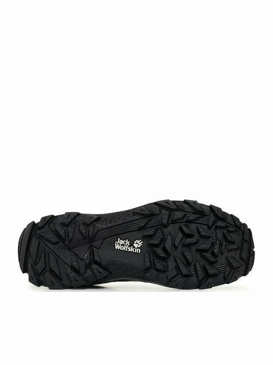 Jack Wolfskin Downhill Texapore Low Ανδρικά Ορειβατικά Παπούτσια Μαύρα