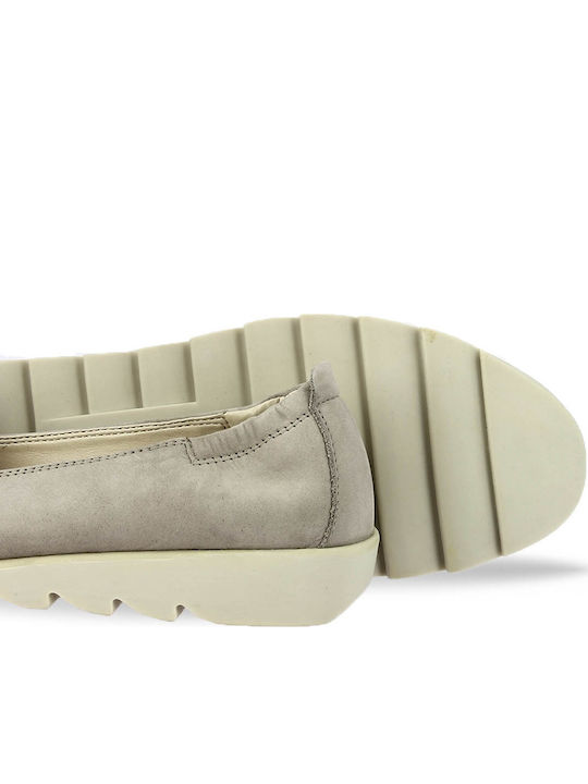 Synthetic Leather Ballerinas B109/05 Gray