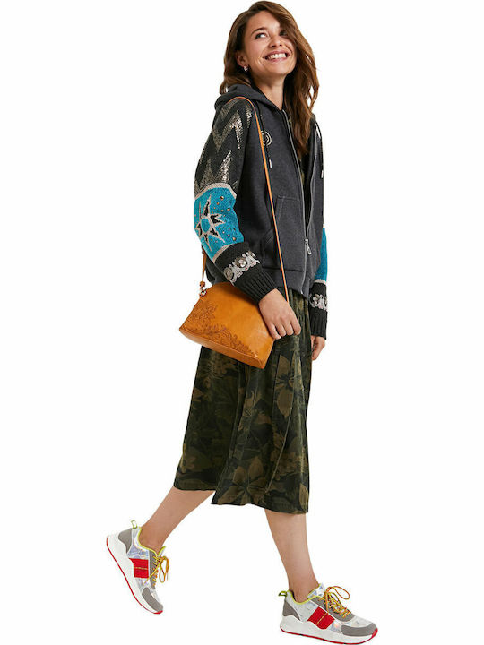 Turkana Women's Sweatshirt Jacket Hooded Gray