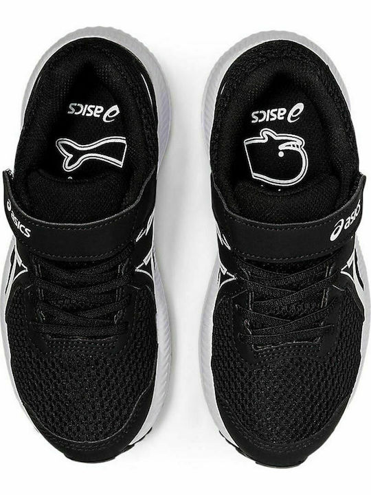 Contend 7 PS Kinder Sportschuhe Laufen mit Bügel- und Schleifenverschluss Schwarz