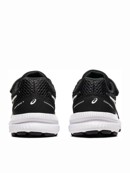 Contend 7 PS Kinder Sportschuhe Laufen mit Bügel- und Schleifenverschluss Schwarz