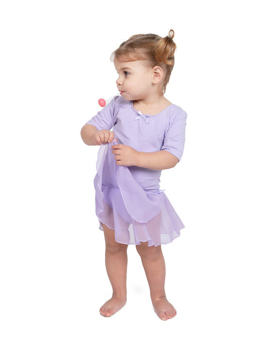 Godance Kids Bodysuit with Purple Skirt