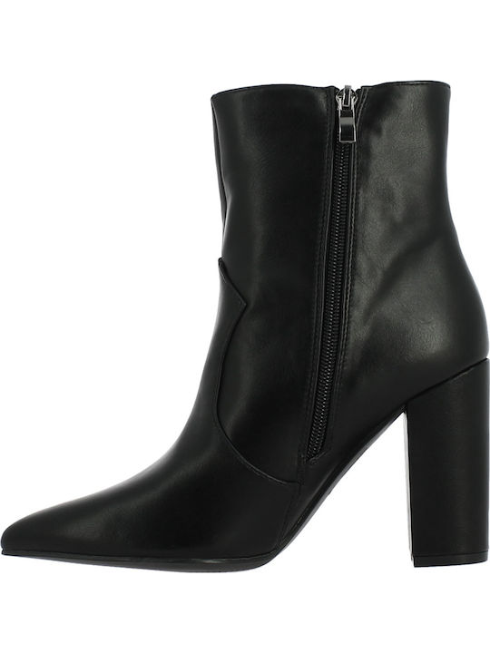 IQ Shoes 18.104.Q2AX9012 Women's Ankle Boots with High Heel Black