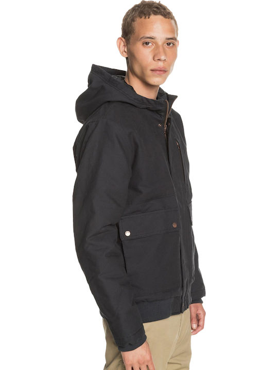 Brooks Winter Jacke Bomber Schwarz