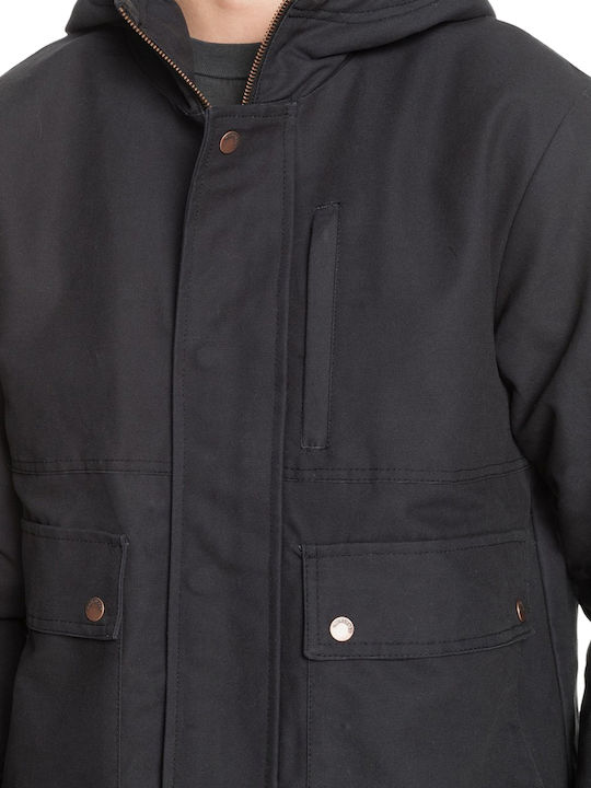 Brooks Winter Jacke Bomber Schwarz