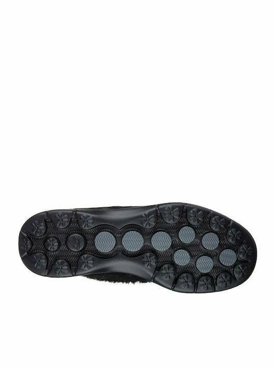 Go Step Velvety Дамски Slip-On Кожени Черни