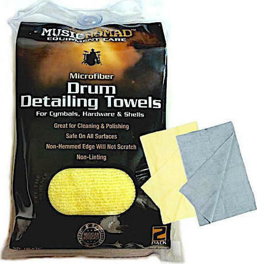 MusicNomad Drum Towels 2-Pack