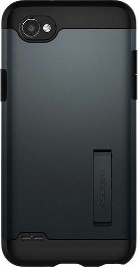 Spigen Slim Armor Back Cover Metalic 1.2mm Gri (LG Q6)