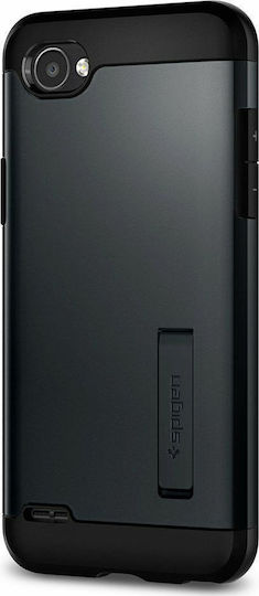 Spigen Slim Armor Back Cover Metalic 1.2mm Gri (LG Q6)
