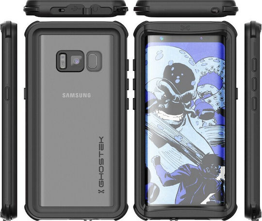 Ghostek Nautical Waterproof Back Cover Πλαστικό Αδιάβροχο Μαύρο (Galaxy S8+)
