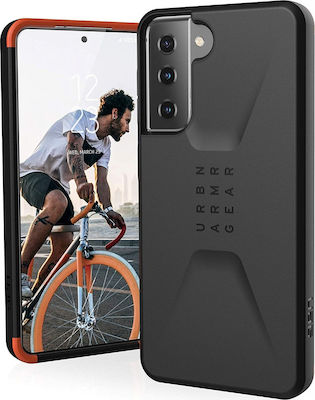 UAG Civilian Plastic Back Cover Durable Black (Galaxy S21 5G)