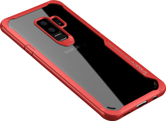 iPaky Survival Задна корица Пластмаса Червен (Galaxy S9)