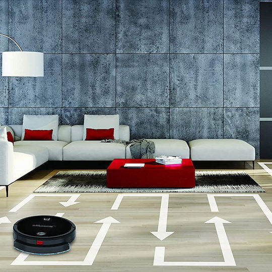 Hoover H-GO320H 011 Σκούπα Ρομπότ με Έξυπνη Πλοήγηση Μαύρη
