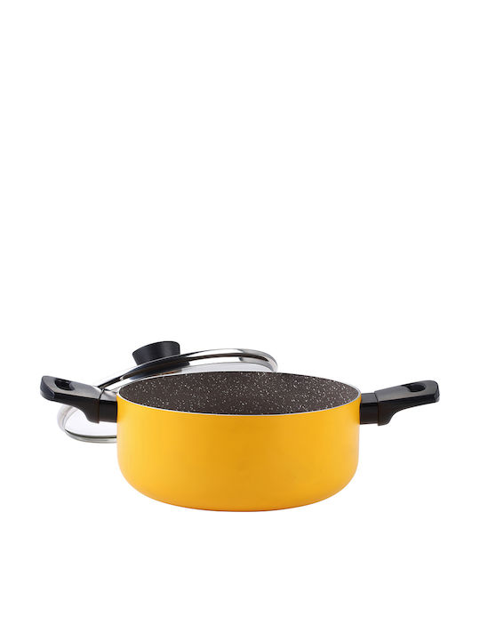 Muhler Βαθιά Κατσαρόλα από Χυτό Αλουμίνιο 5.9lt / 26cm