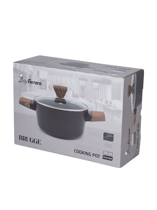 Luigi Ferrero FR-2010 WH Βαθιά Κατσαρόλα από Αλουμίνιο 2.5lt / 20cm
