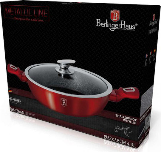 Berlinger Haus Metallic Line Ρηχή Κατσαρόλα από Αλουμίνιο 4.9lt / 32cm