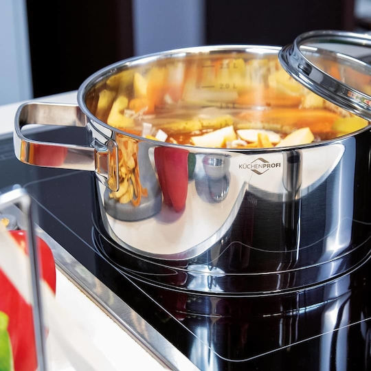Kuchenprofi San Remo Deep Stainless Steel Pot 1.25lt / 16cm