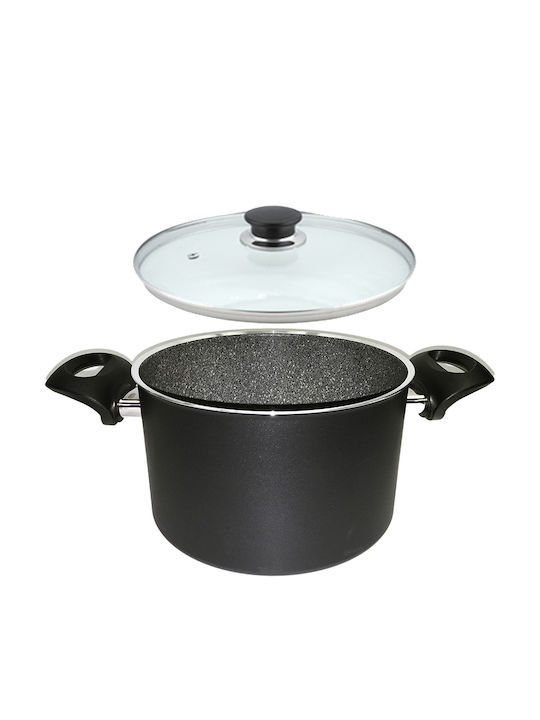 Ballarini Bologna Granitium Aluminum Stockpot 24cm