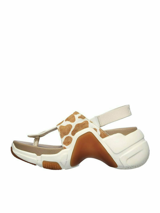 Skechers Neo Block Flache Sandalen für Damen Sportlich